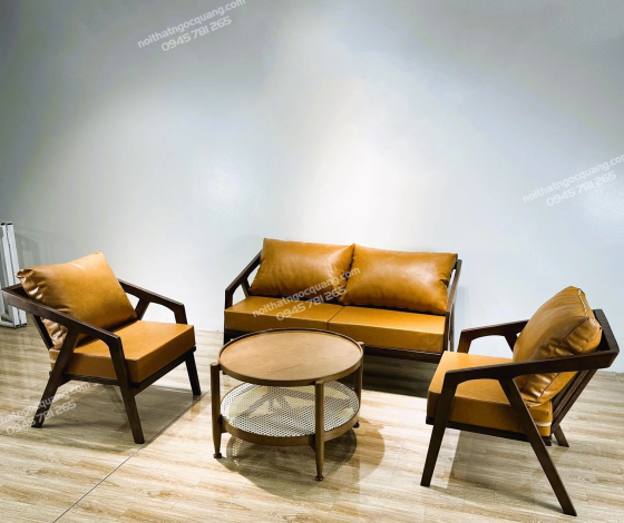 Mẫu ghế sofa gỗ đơn giản hiện đại giá rẻ
