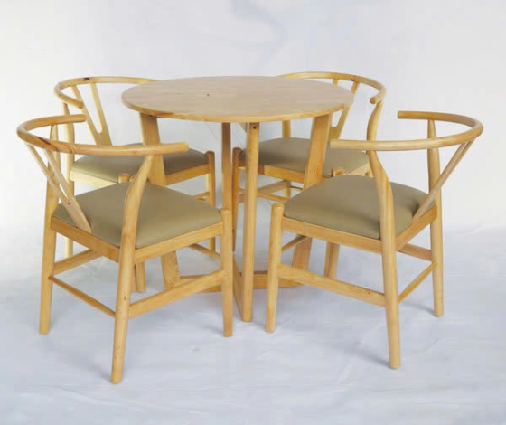 Bộ bàn ăn gỗ 4 ghế giá rẻ tại TPHCM