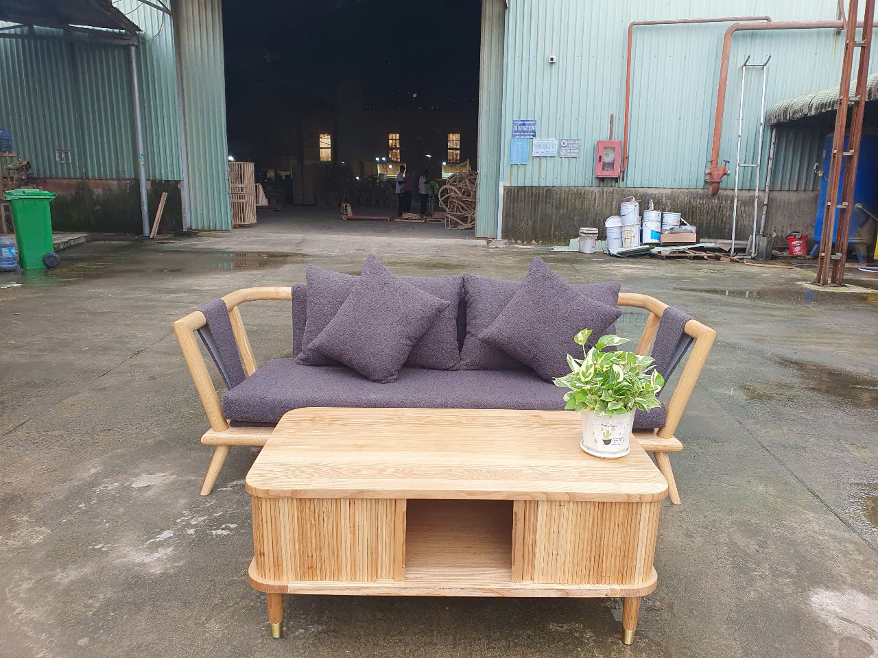 Sofa nệm Wabi Sabi phong cách Nhật Bản