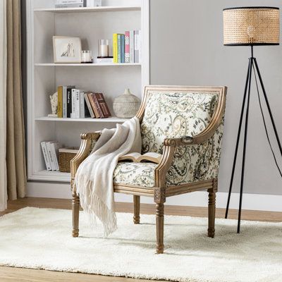 ghế bành chân tiện phong cách cổ điển sang trọng