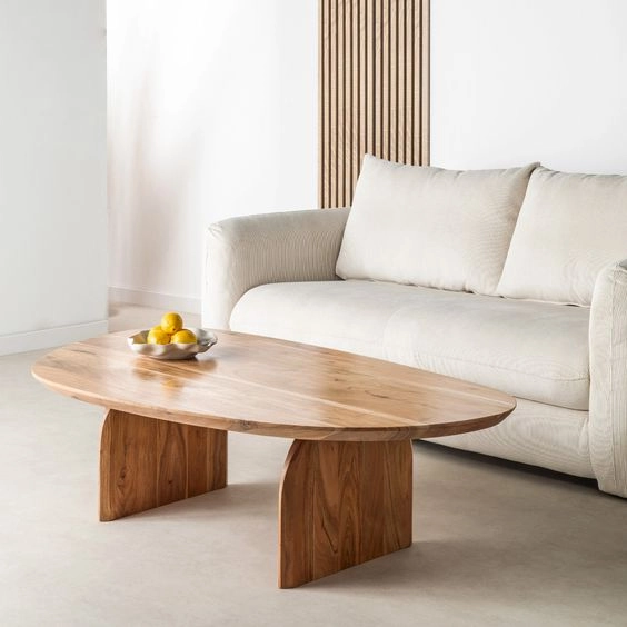 Bàn trà sofa phong cách Japandi