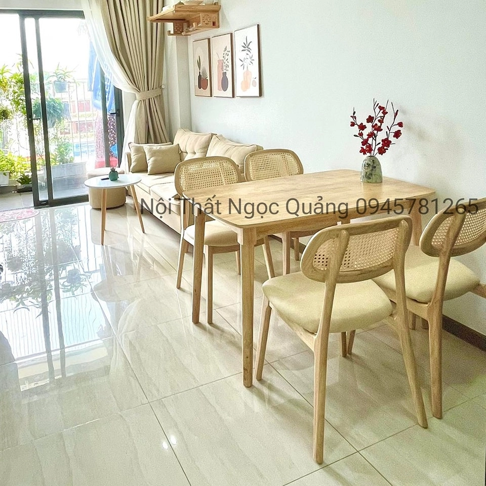 Bàn ghế ăn Secco nệm