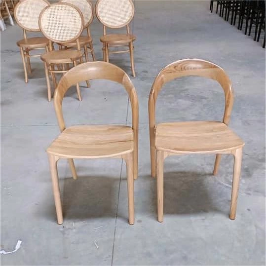 Ghế ăn Neva không tay gỗ ash mặt ván