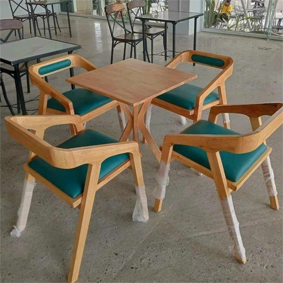 Bộ bàn ghế cafe gỗ Katakana