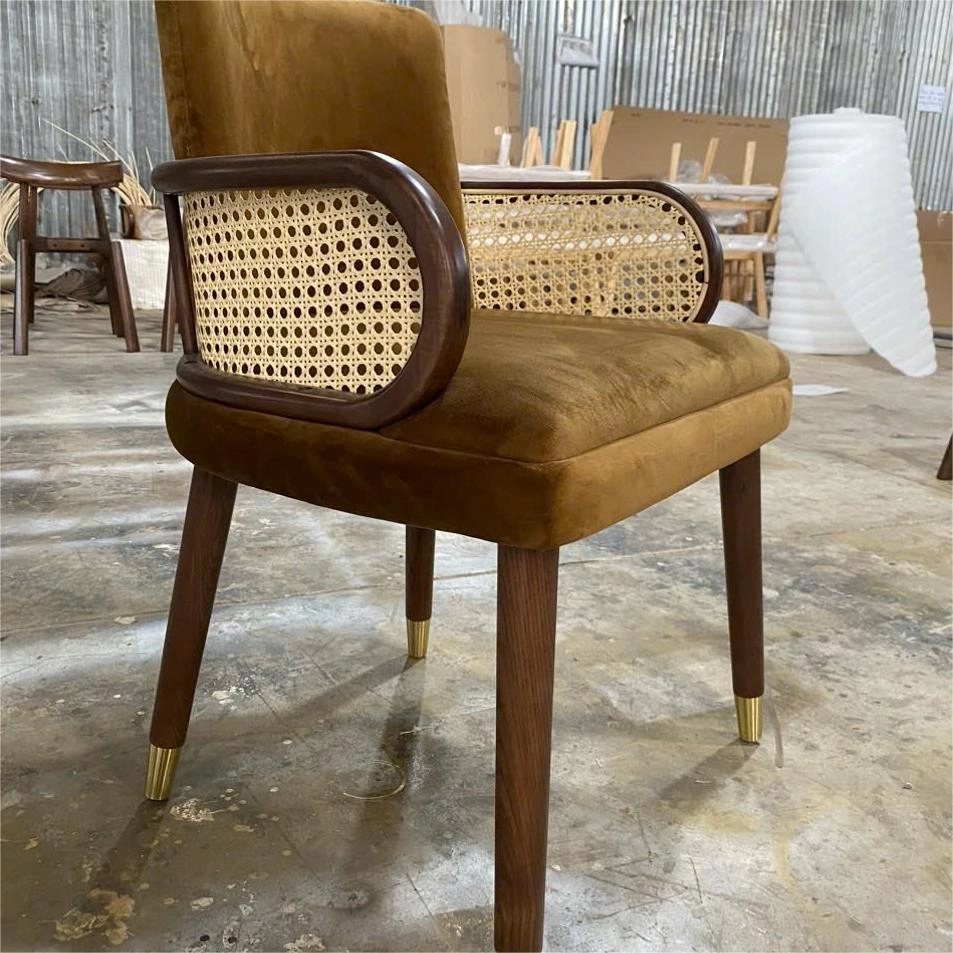 Ghế cafe gỗ mây Suzenne