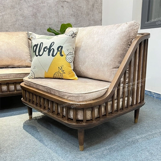 Ghế Sofa KBH đơn gỗ ash