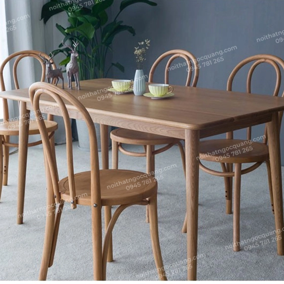 Ghế cafe nhà hàng Thonet 18 gỗ Ash 