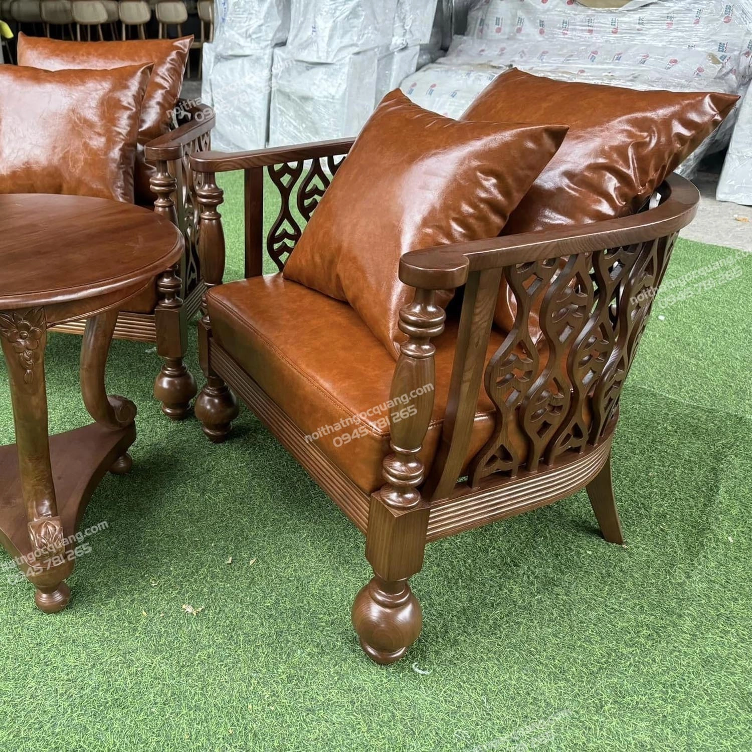 Sofa cafe gỗ Hemingway