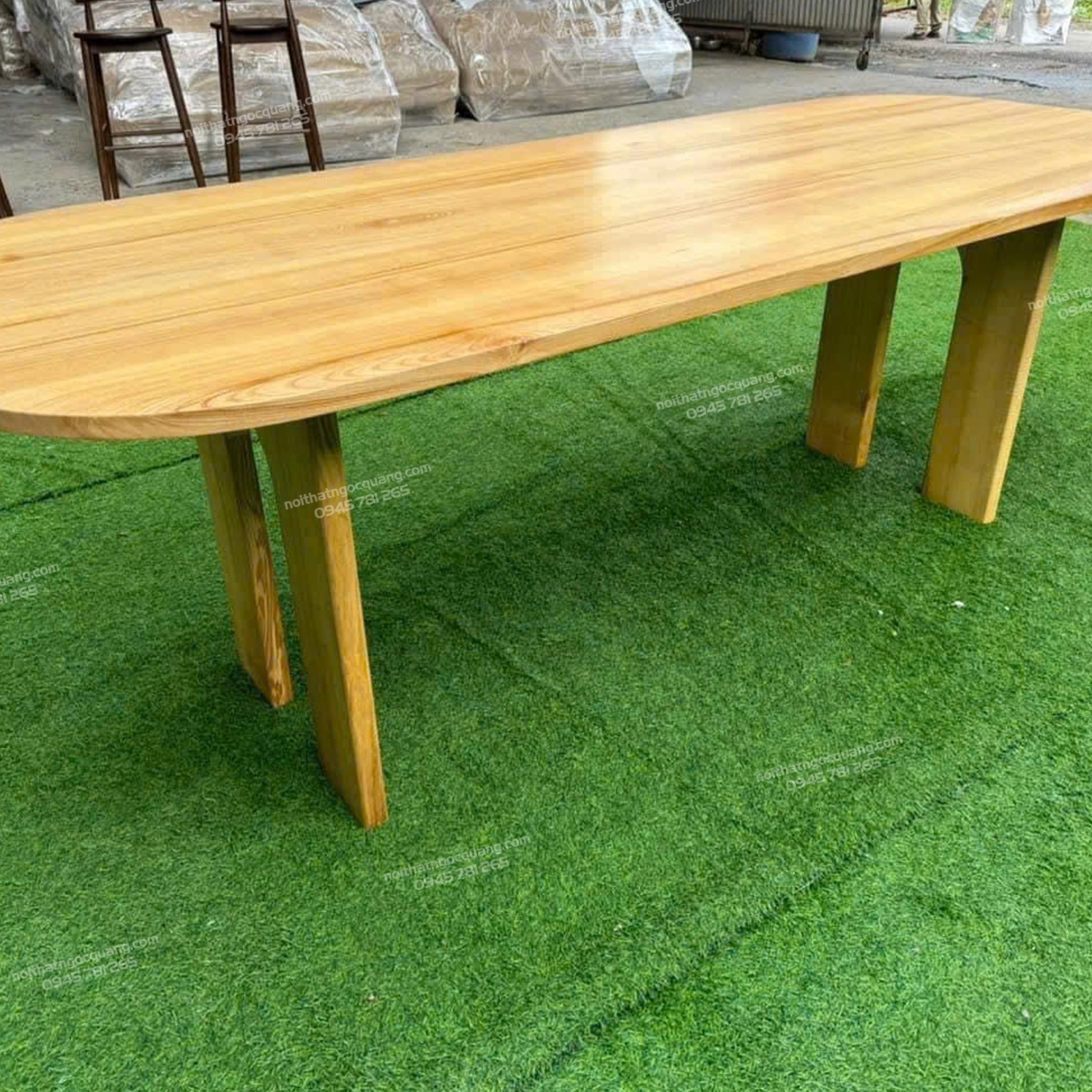 Bàn ăn decor 06 gỗ Ash