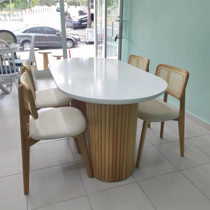 Bàn ăn Rustic chân nan ghế Ch301