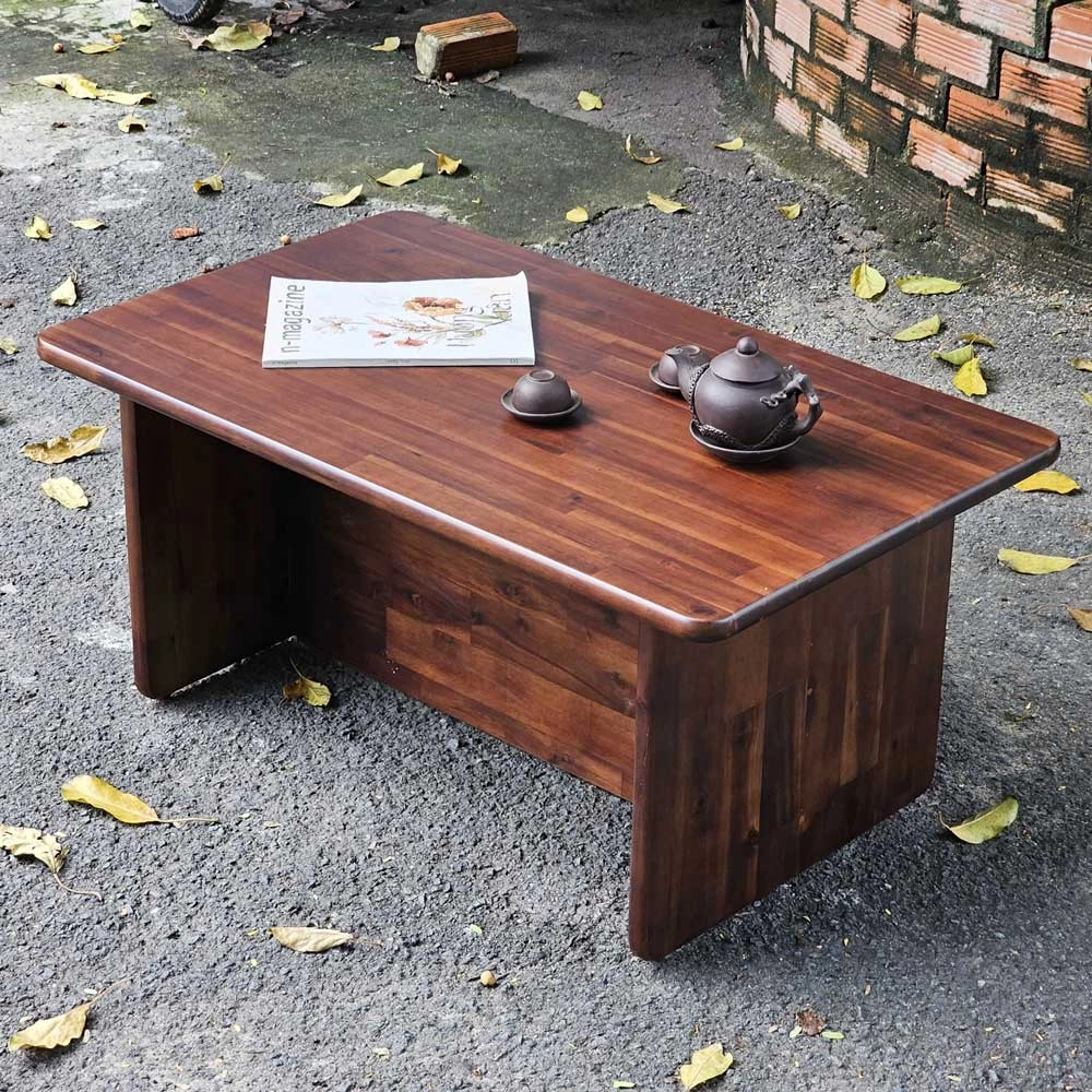 Bàn sofa gỗ chữ nhật đơn giản 