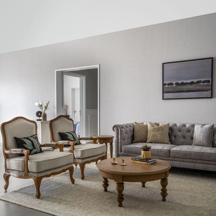 Sofa gỗ Louis XVI phòng khách cổ điển