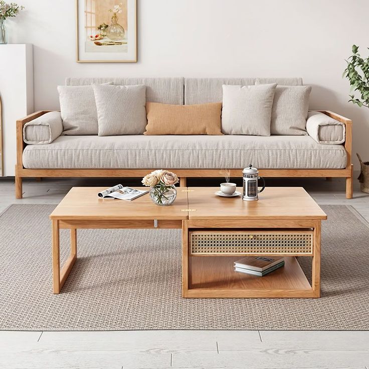 Combo sofa phòng khách Japandi