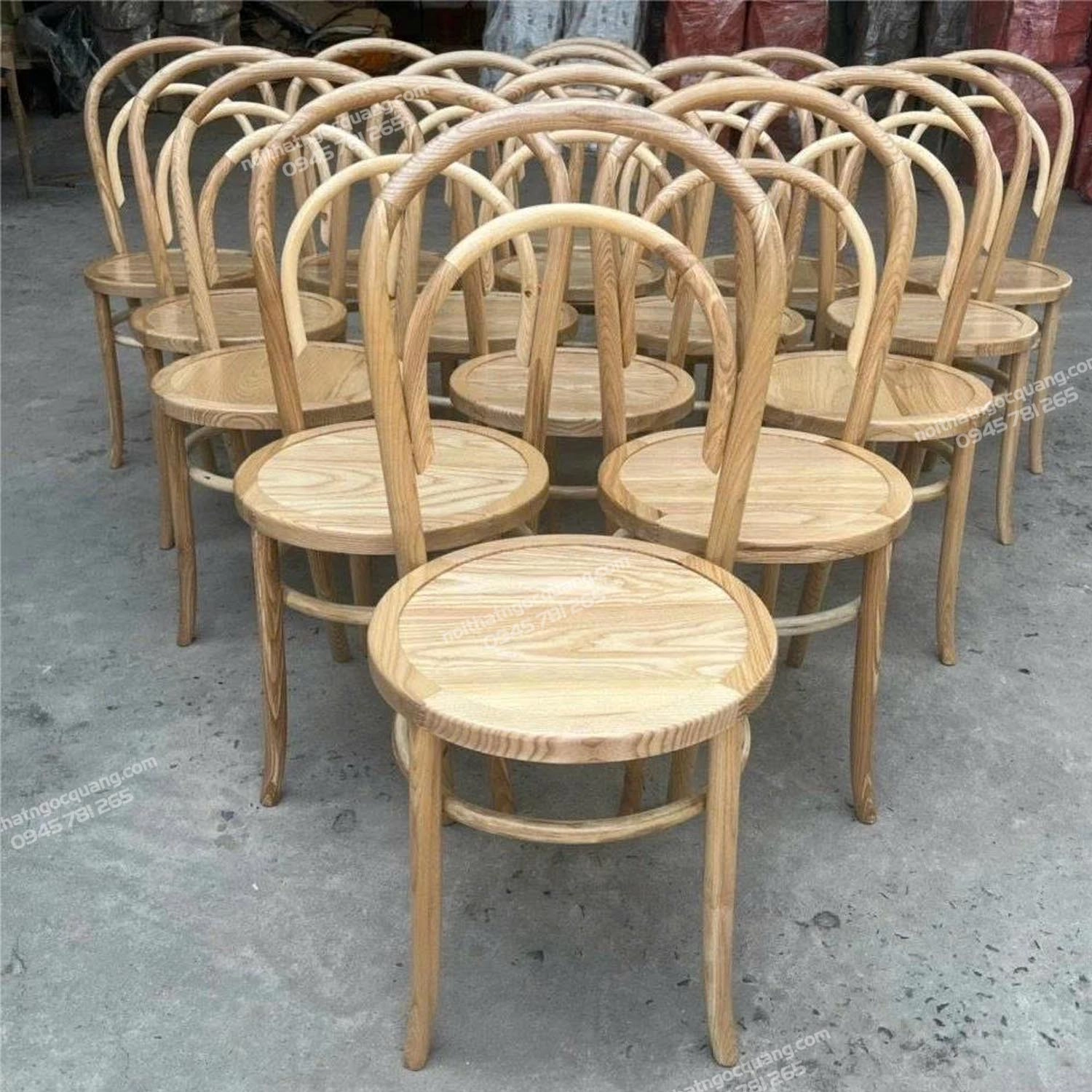 Ghế gỗ Thonet 14 mặt ván