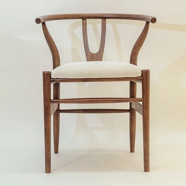 Ghế Wishbone gỗ ash nệm vải