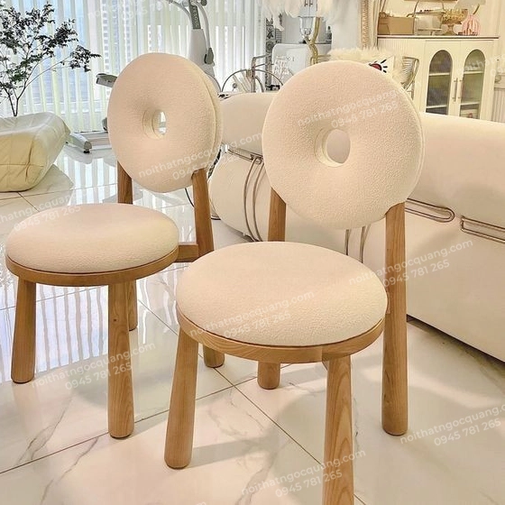 Ghế cafe gỗ Donut