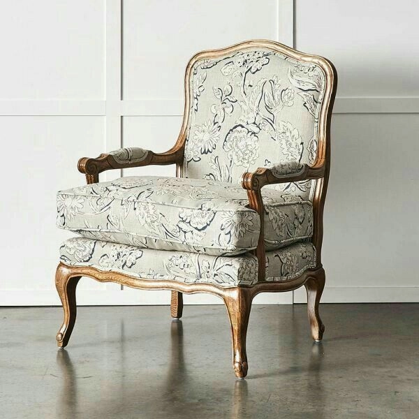 Ghế sofa Louis XVI vải hoa văn