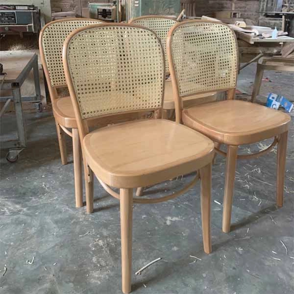 Ghế gỗ cafe Thonet 811 mặt gỗ