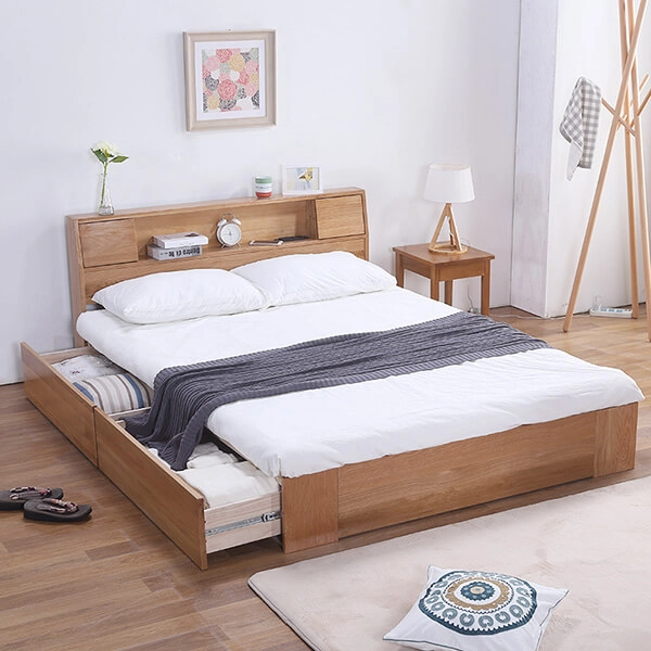 Giường ngủ gỗ có ngăn kéo 