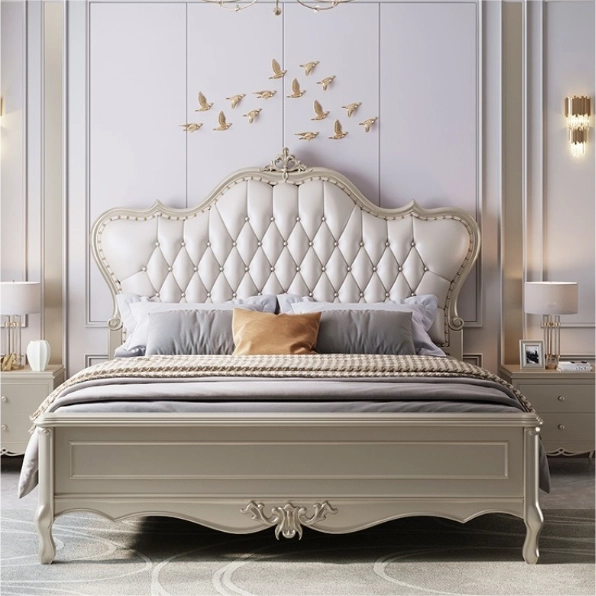 Giường ngủ tân cổ điển 1m6