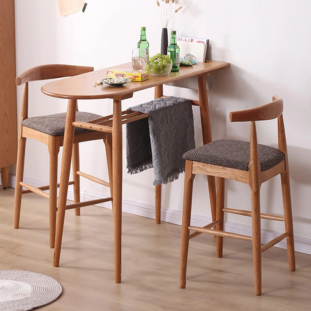 Ghế bar Bull gỗ ash nệm vải