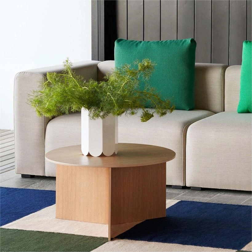 Bàn trà tròn chân decor