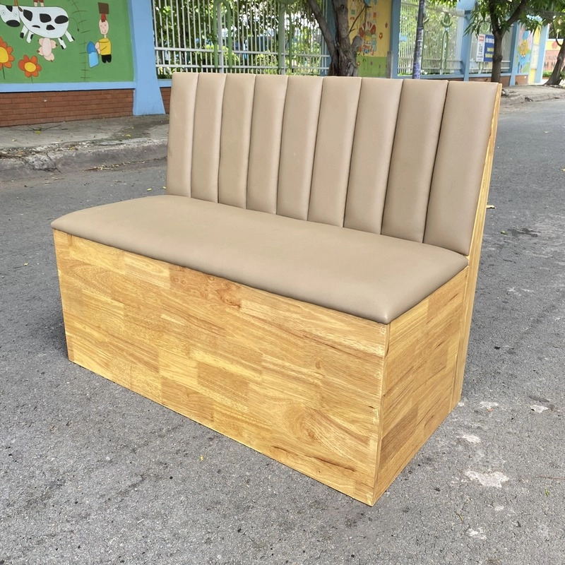 Băng ghế gỗ nệm quán cafe nhà hàng