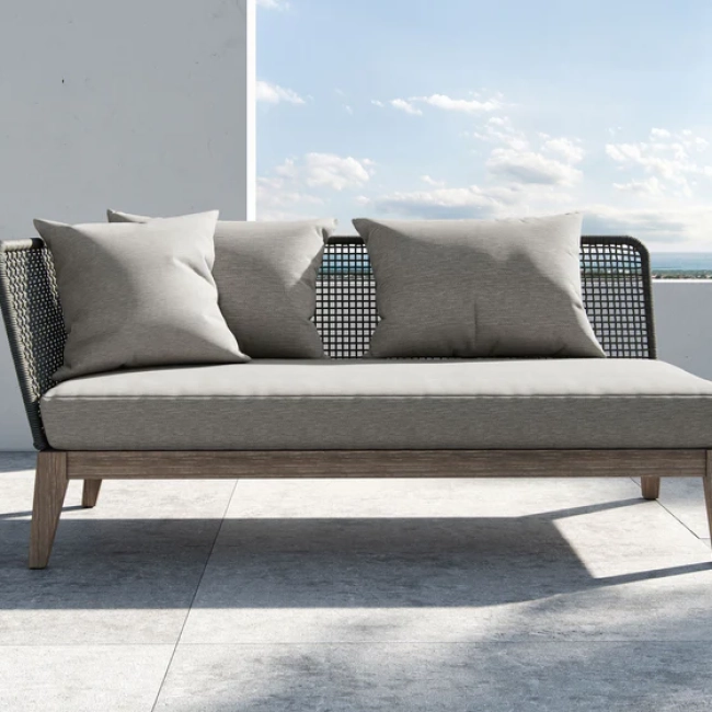 Ghế sofa gia đình Netta gỗ mây