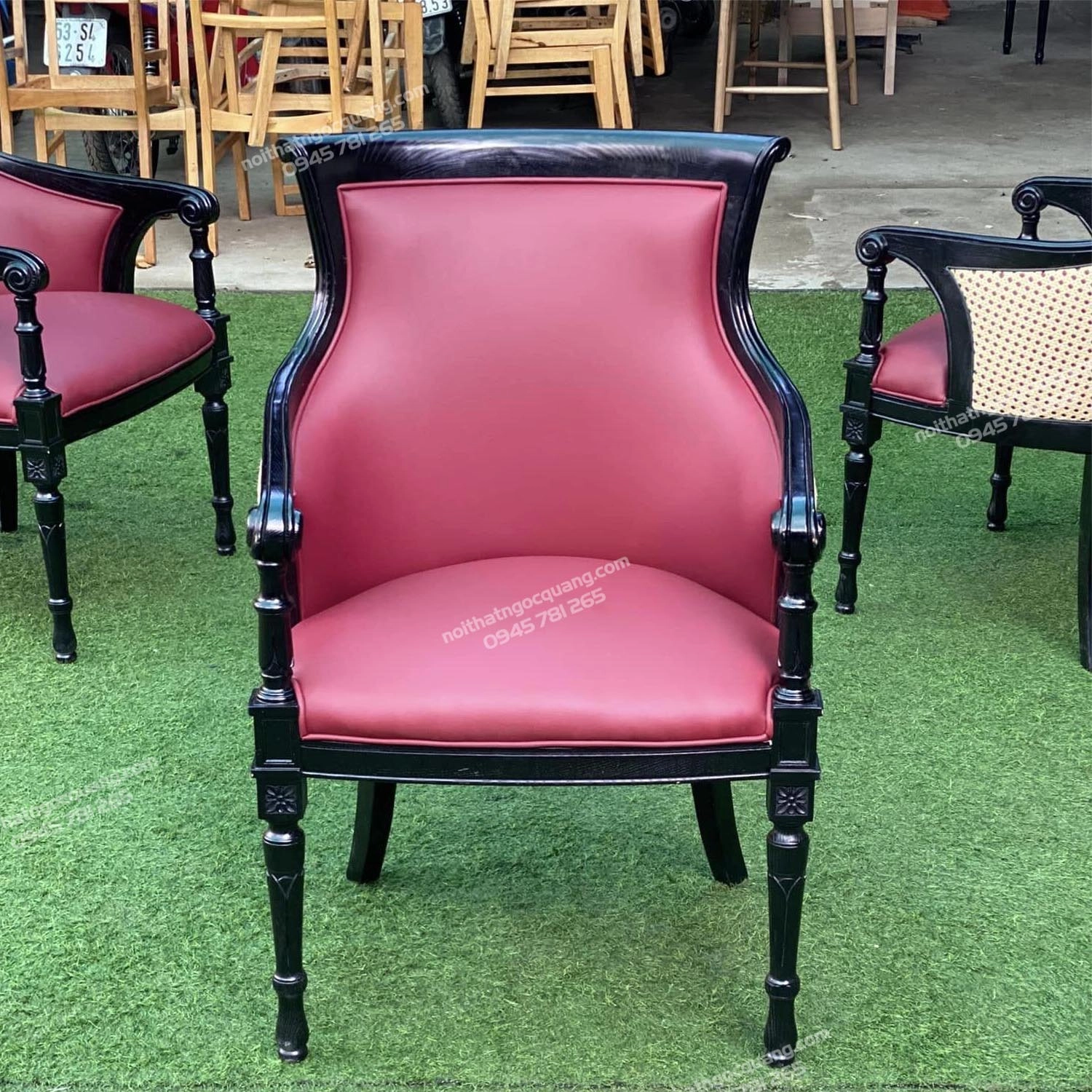 Ghế sofa Matilda gỗ Ash