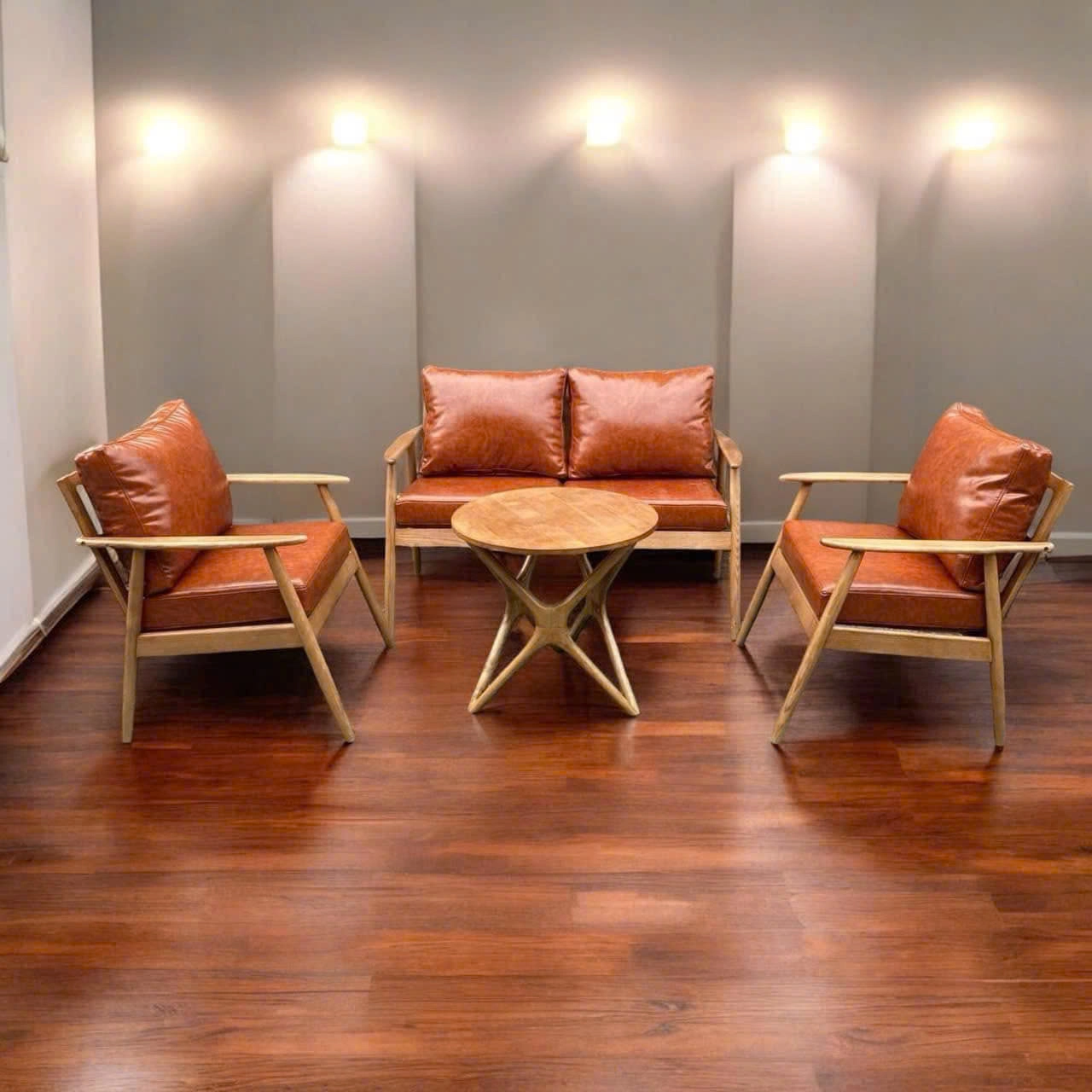 Sofa cafe gỗ Cigar