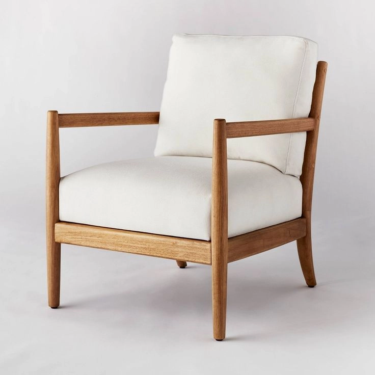 Sofa đơn tay gỗ đơn giản
