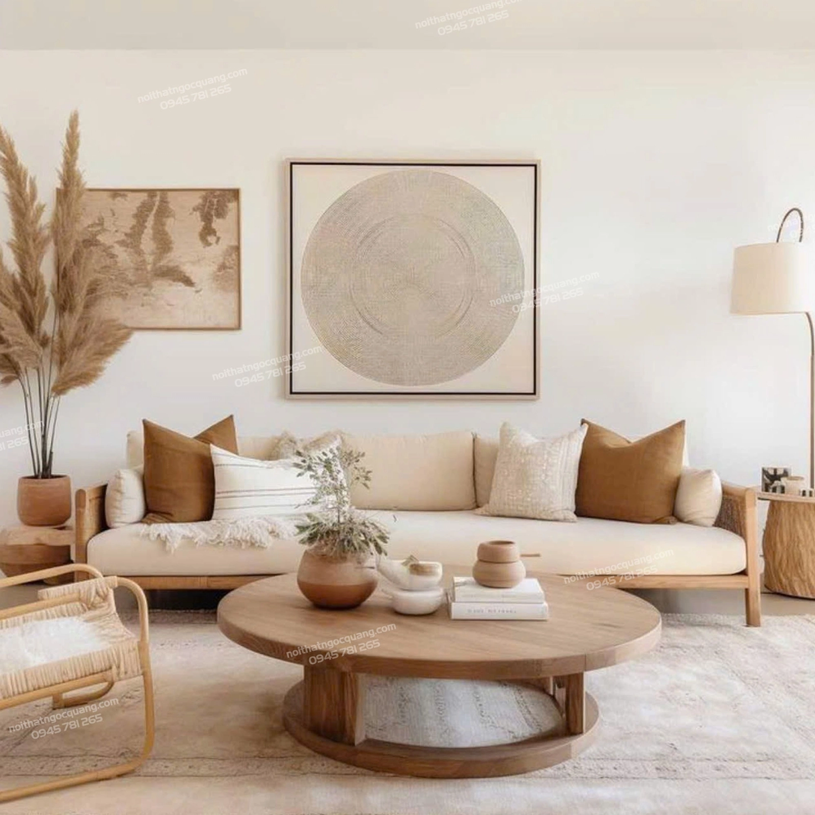 Sofa nệm phòng khách decor