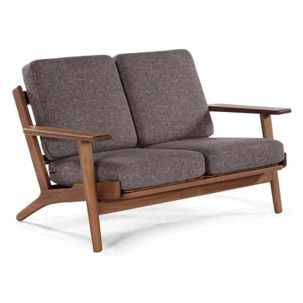 Sofa cafe Plank đôi gỗ cao su