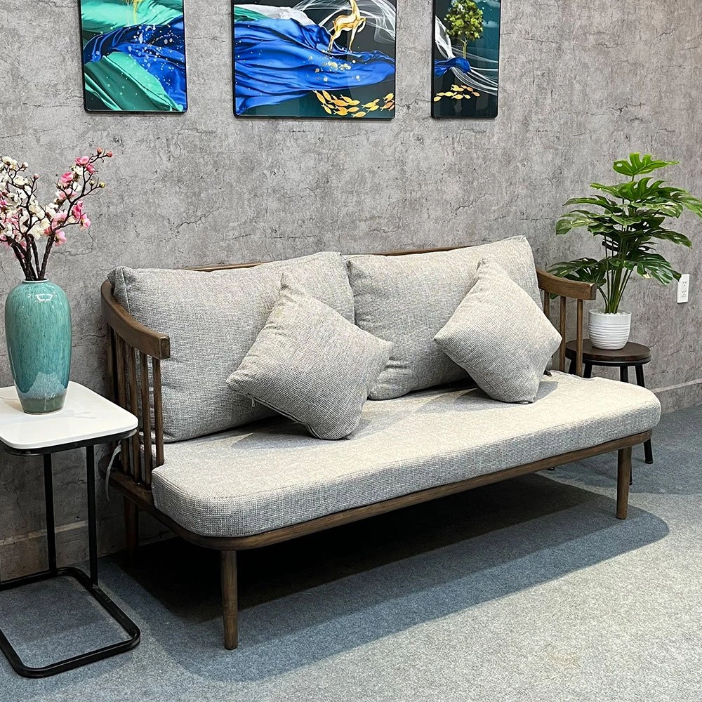 Ghế sofa Fly đôi gỗ ash cho phòng khách