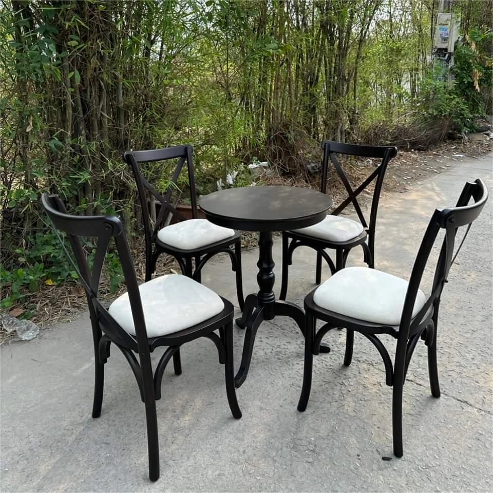 Combo bàn ghế nhà hàng Bistro - bàn cổ điển