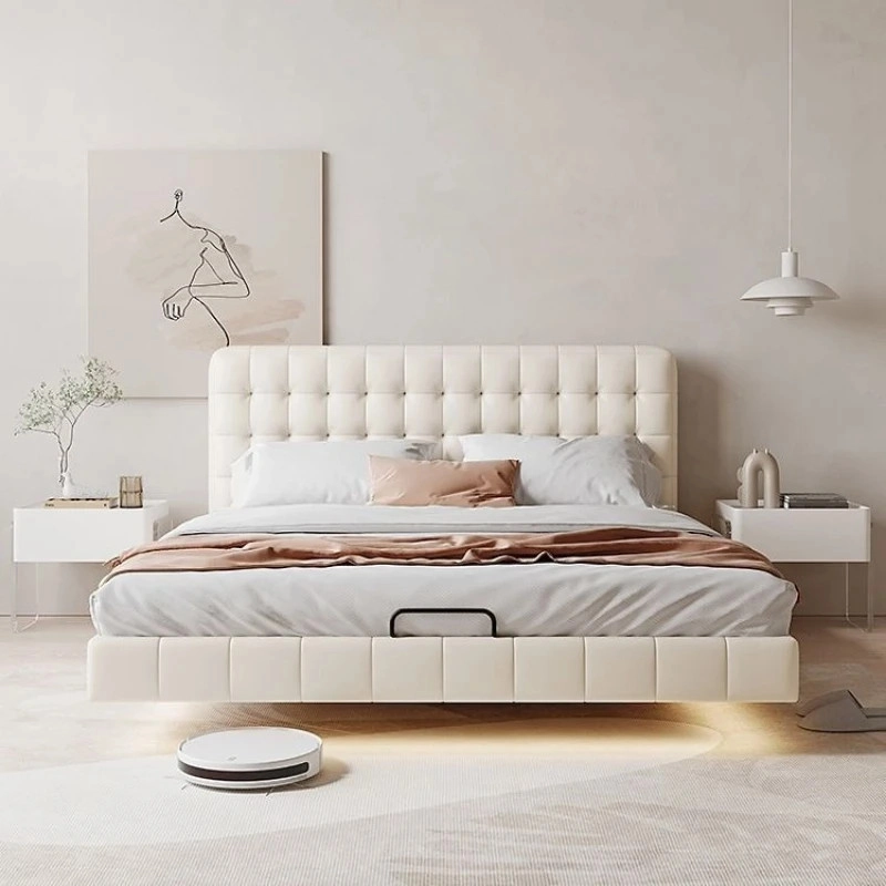Giường ngủ bọc da Pula