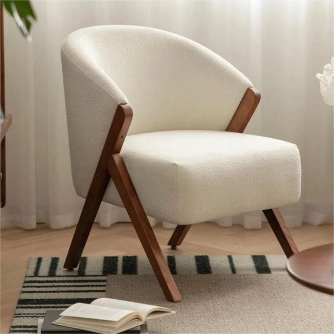 Ghế sofa cafe gỗ Monroe chân không bọc đồng