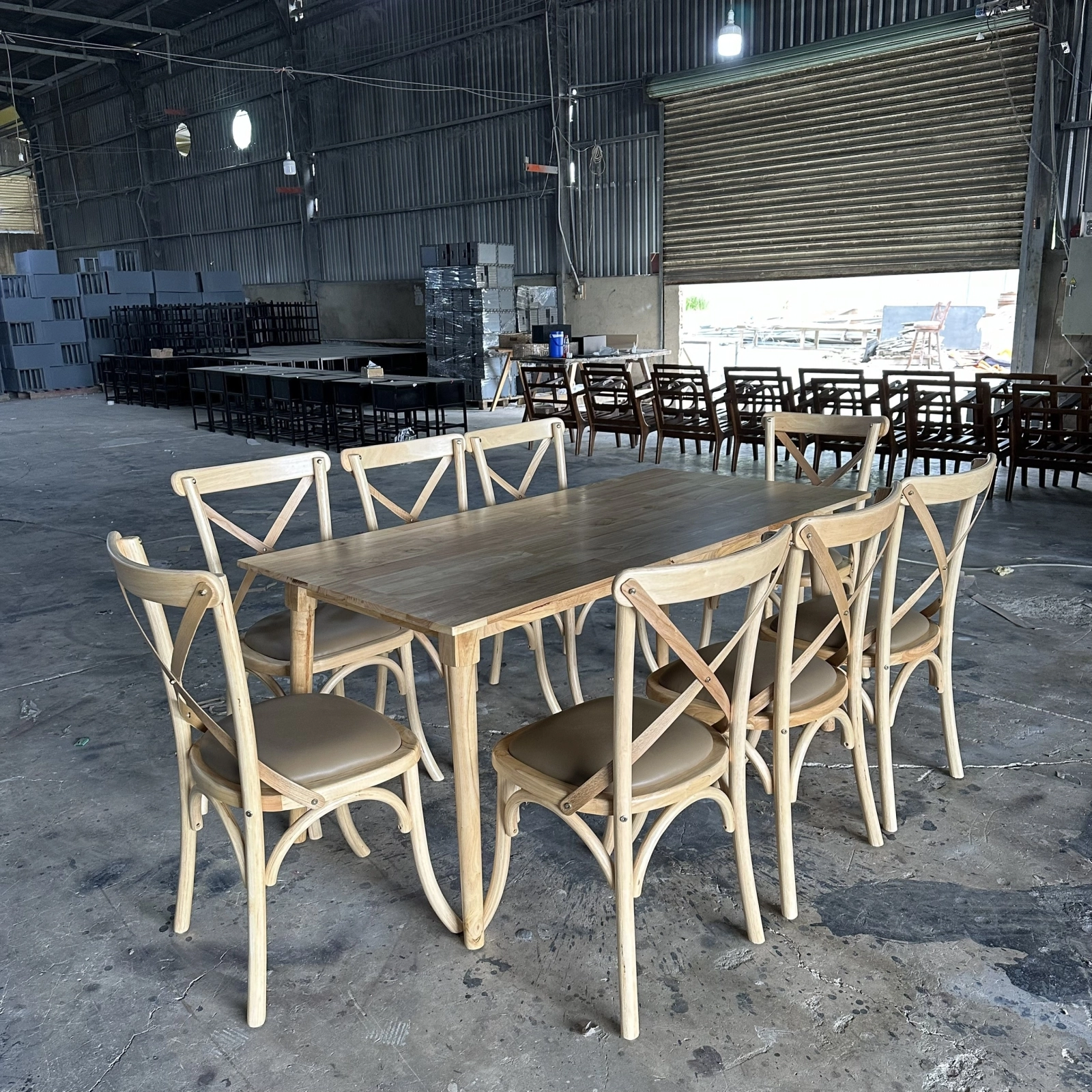 Bộ bàn ăn Bistro 6 ghế