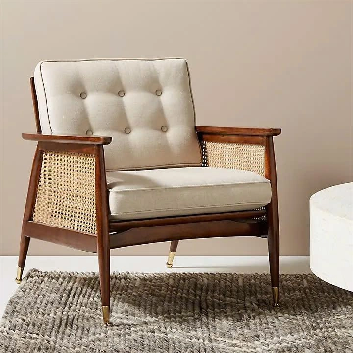 Sofa gỗ đan mây nhựa Nadia Caned