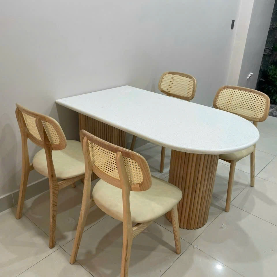 Bàn đảo bếp kết hợp ghế Secco 