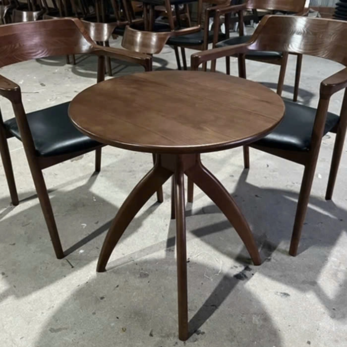 Bộ bàn ghế cafe gỗ Hiroshima