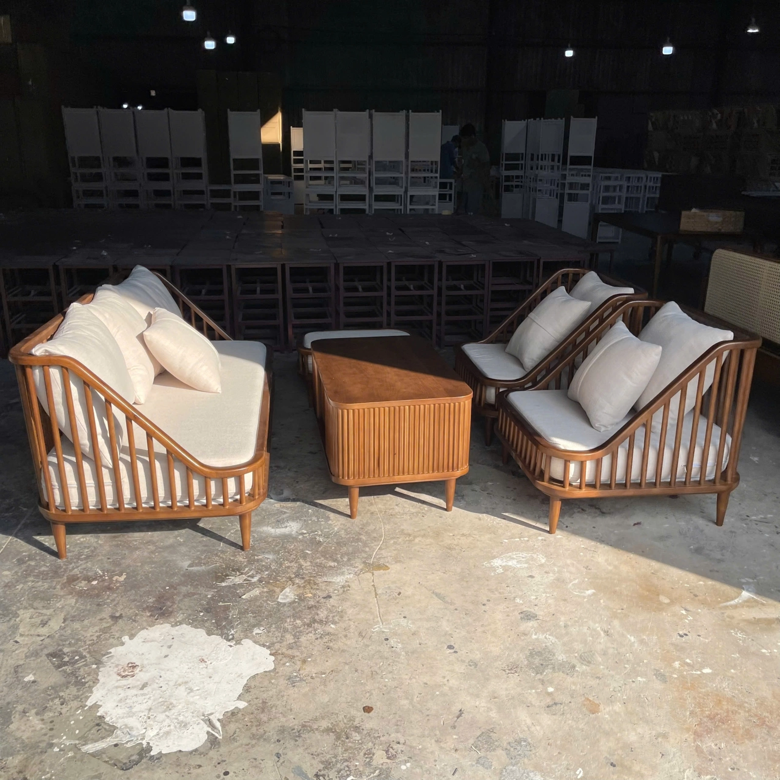 Sofa KBH gỗ tần bì