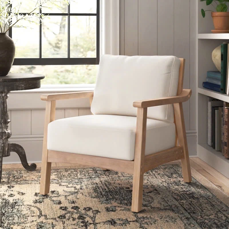 Ghế sofa đơn gỗ nệm vải Willbanks 
