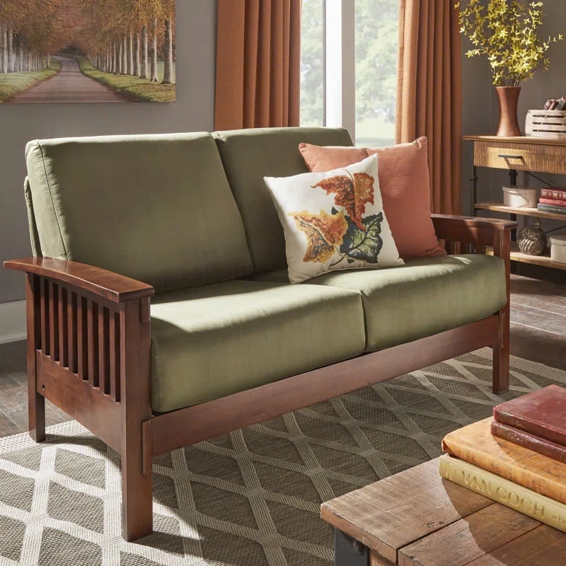 Sofa băng gia đình đơn giản gỗ Ash