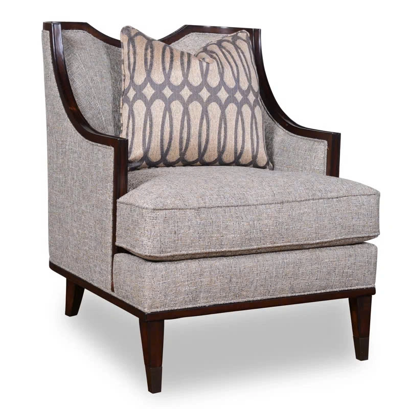 Sofa đơn Harper bọc nệm vải cho phòng khách
